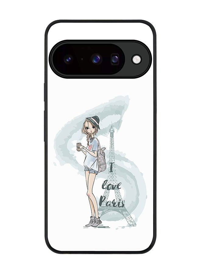 For Google Pixel 10 Case,Slim fit Camera Protection, Shockproof Thin Phone cover  -  I Love Paris